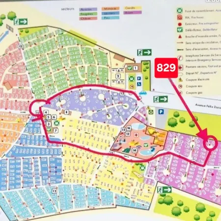 Mobil Home 829 Clim -3Ch-2Sdb-2Wc-Parking Privatif Daire Gastes